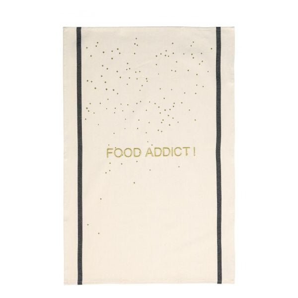 La Cerise sur le Gateau Torchon brodé Food Addict 70 x 50 – vue principale