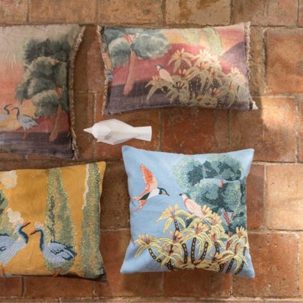 Vivaraise Coussin brodé Lola 45 x 45