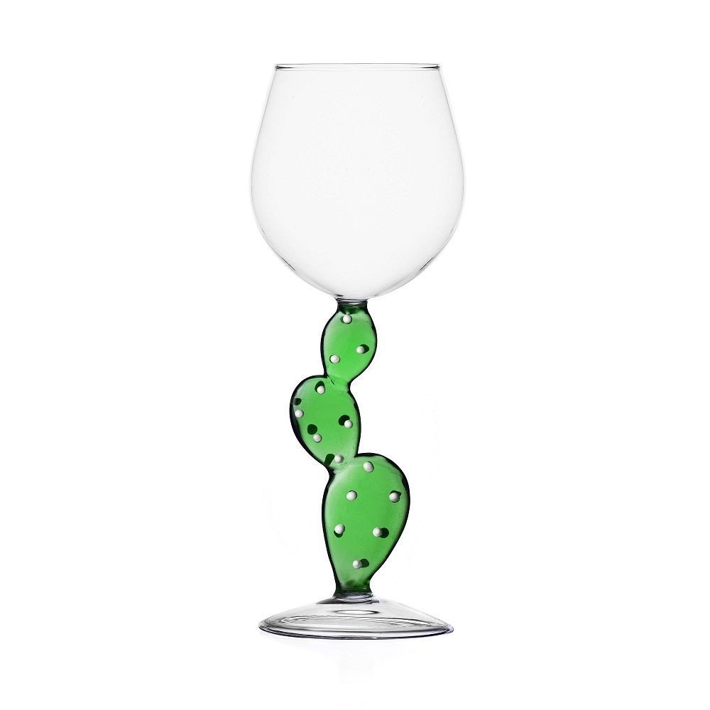 ICHENDORF Desert Plants Verre à vin Cactus vert