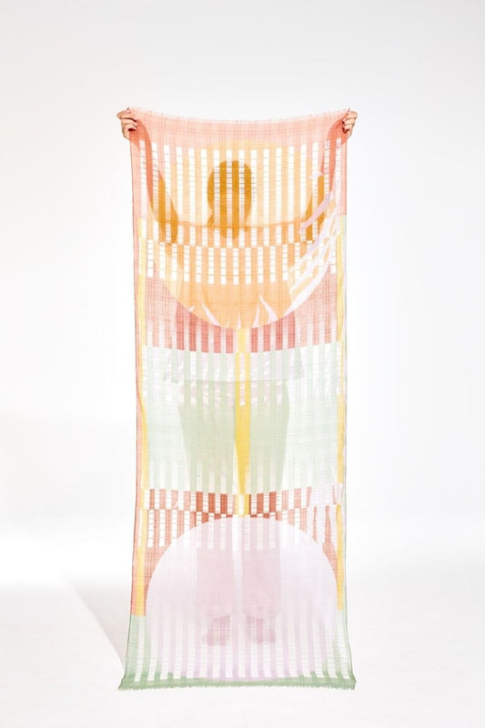 Mapoésie Foulard Phoenix Pastel – vue principale