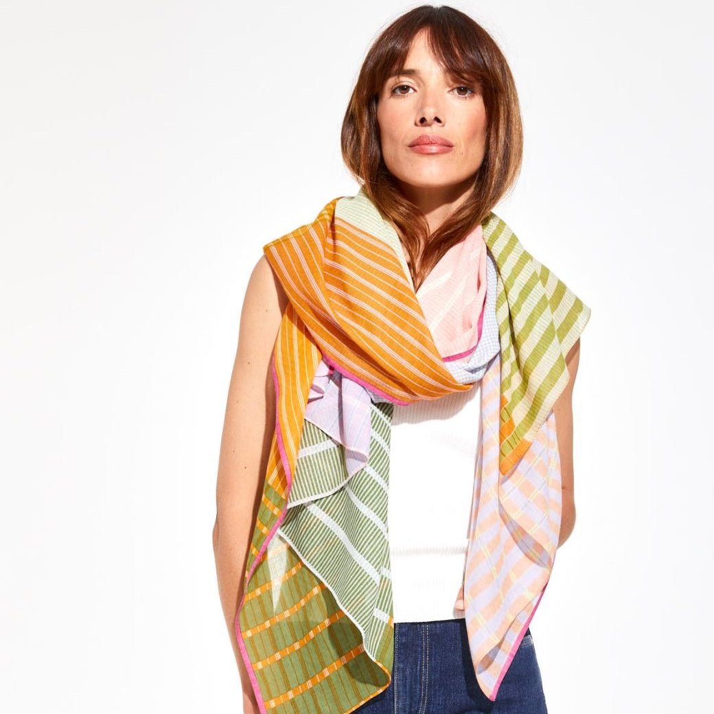 Mapoésie Foulard Vibrant Pastel