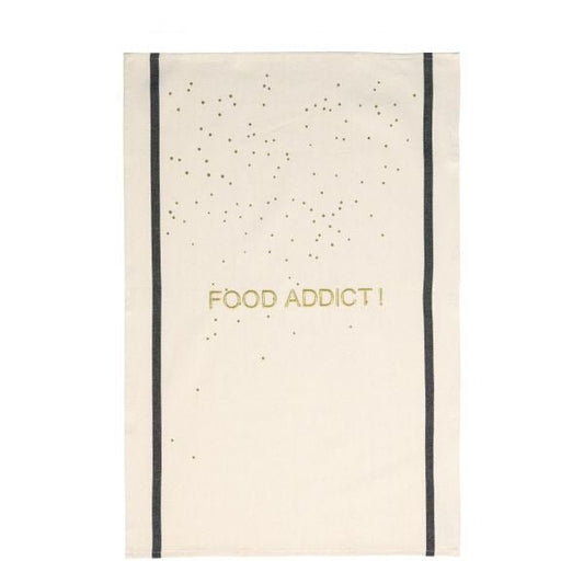 La Cerise sur le Gateau Torchon brodé Food Addict 70 x 50 – vue principale