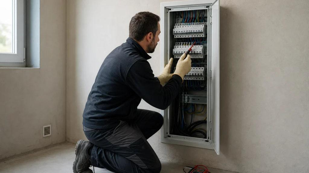 Illustration éditoriale pour l’article « Comprendre les risques d'une intervention sur circuit BT »